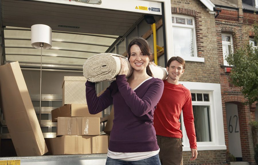 couple moving into new home