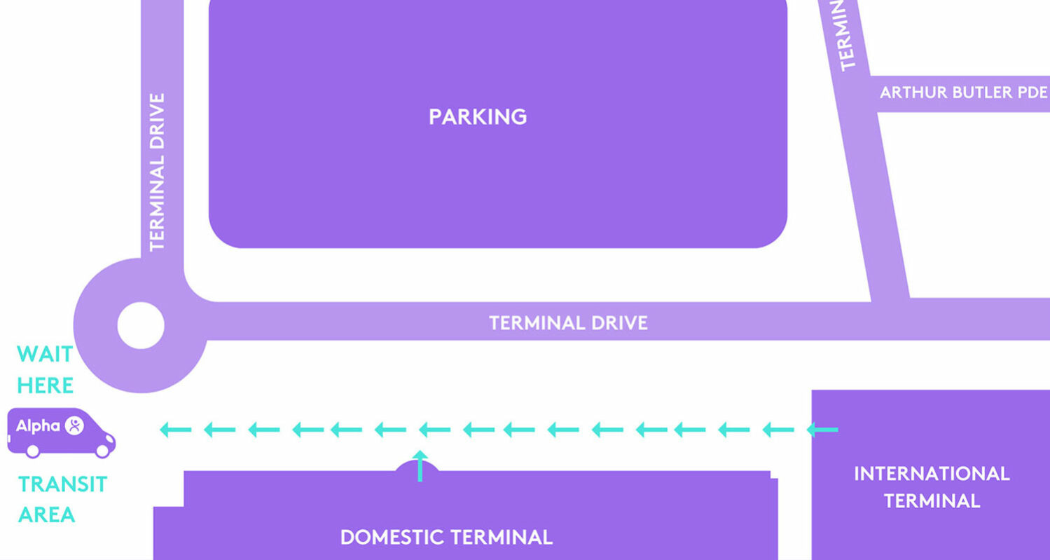 Gold Coast Airport Shuttle Bus Map